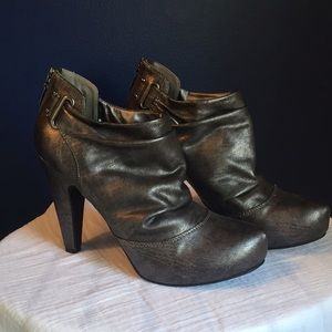 Silver Guess Booties